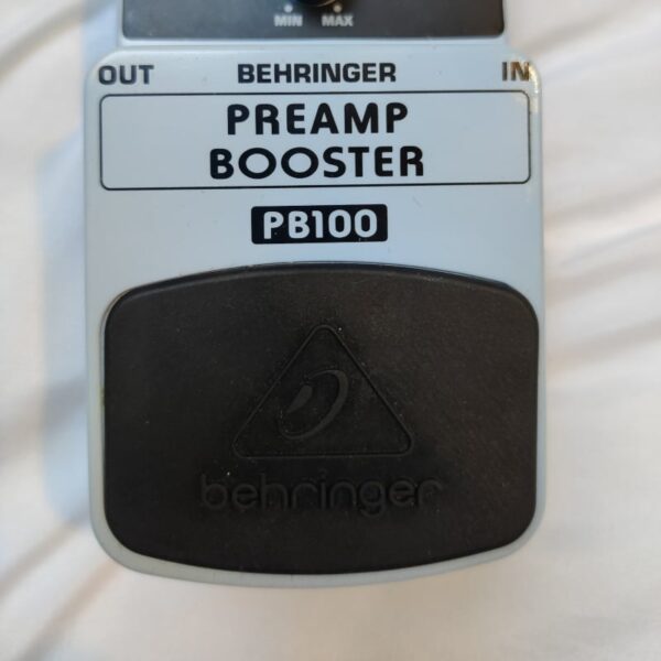2010s Behringer PB100 Preamp Booster White - used Behringer       Preamp            Boost   Guitar Effect Pedal