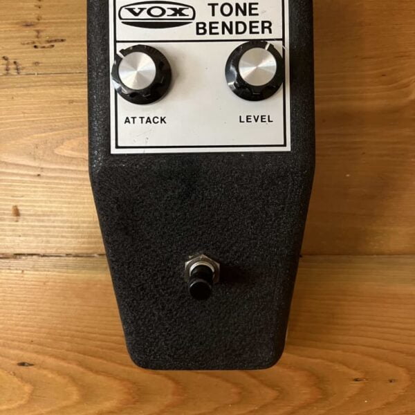 1970's (Estimate) Vox Tone Bender Black with Silver Plate - La... - Used Vox       Fuzz         Guitar Effect Pedal