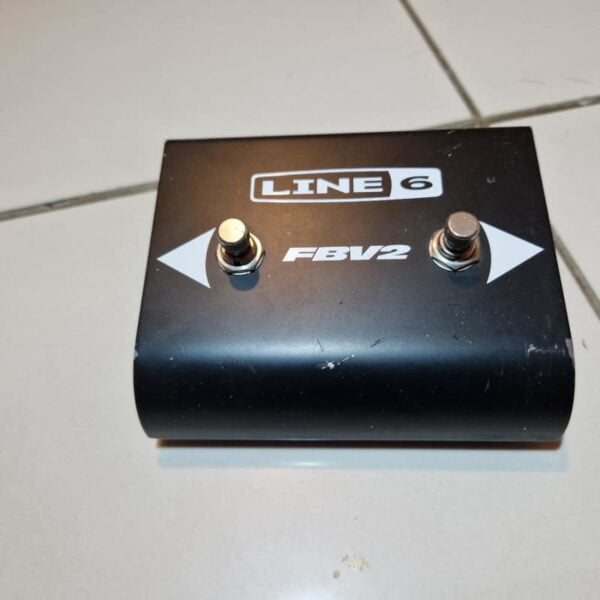 2010s Line 6 FBV2 2-Button Footswitch Black - Used Line 6                Guitar Effect Pedal