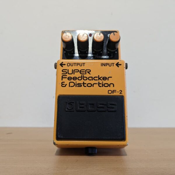 1985 - 1989 Boss DF-2 Super Feedbacker and Distortion Orange - used Boss              Distortion     Guitar Effect Pedal