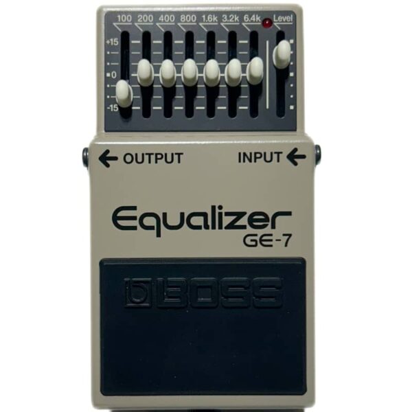 1992 - 1997 Boss GE-7 Equalizer (Black Label) Grey - used Boss               EQ       Guitar Effect Pedal