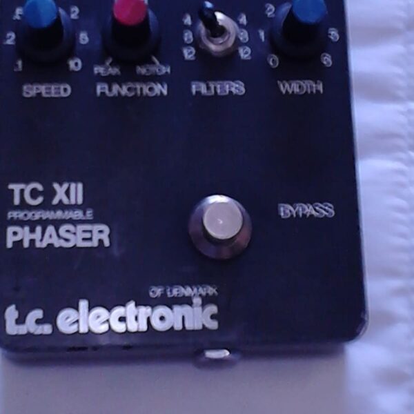 1980s TC Electronic TCX 11 Programmable Phaser Black - used TC Electronic         PedalBoard             Guitar Effect Pedal