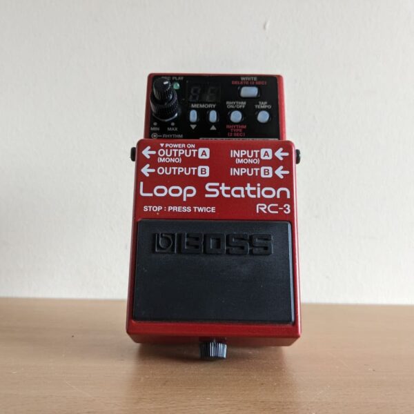 2011 - Present Boss RC-3 Loop Station Red - Used Boss        Looper        Guitar Effect Pedal