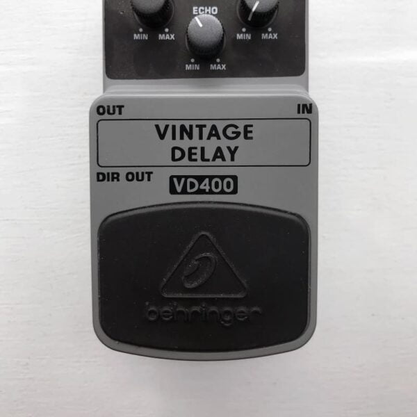 2010s Behringer VD400 Vintage Analog Delay Pedal Gray - used Behringer        Power Supply         Delay    Analogue Guitar Effect Pedal