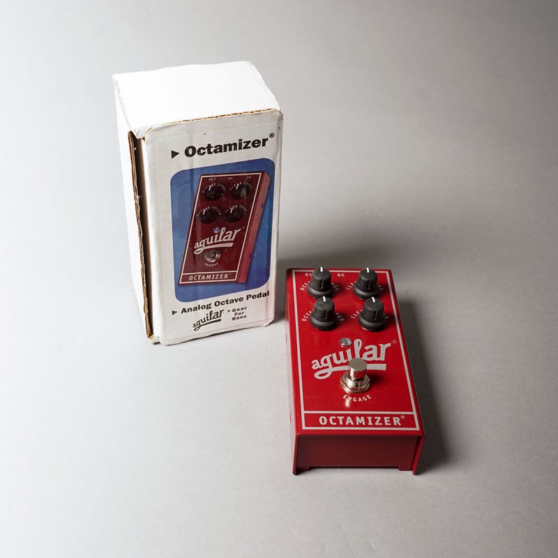 2010s Aguilar Octamizer Analog Octave Red - used Aguilar          Octave          Bass Analogue Guitar Effect Pedal