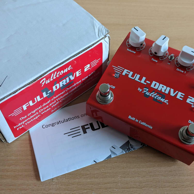 2018 Fulltone Full-Drive 2 V2 Red - used Fulltone                   Guitar Effect Pedal