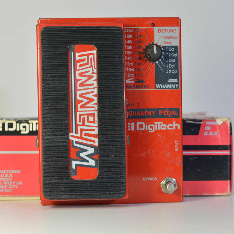 1990s DigiTech Whammy WH-1 Red - used DigiTech                   Guitar Effect Pedal