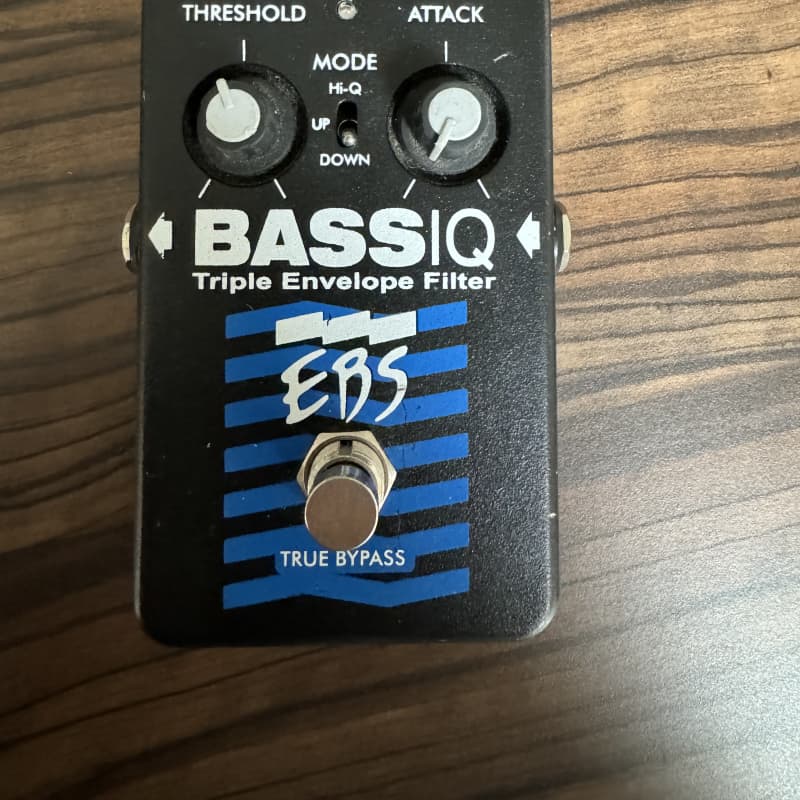 2010s EBS BassIQ Triple Envelope Filter Pedal Black - used EBS                    Bass Envelope Guitar Effect Pedal
