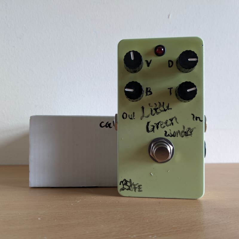 2000 - 2018 BJFE Little Green Wonder Overdrive (4-Knob) Green - used BJFE       Overdrive            Guitar Effect Pedal