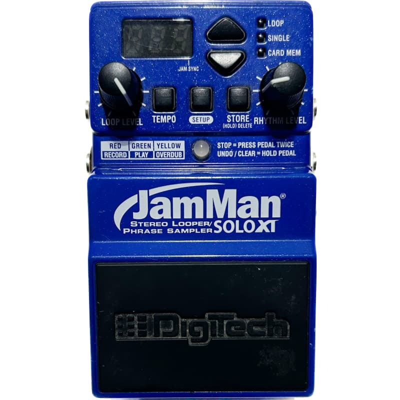 2010s DigiTech JMSXT JamMan Solo XT Blue - used DigiTech                   Guitar Effect Pedal