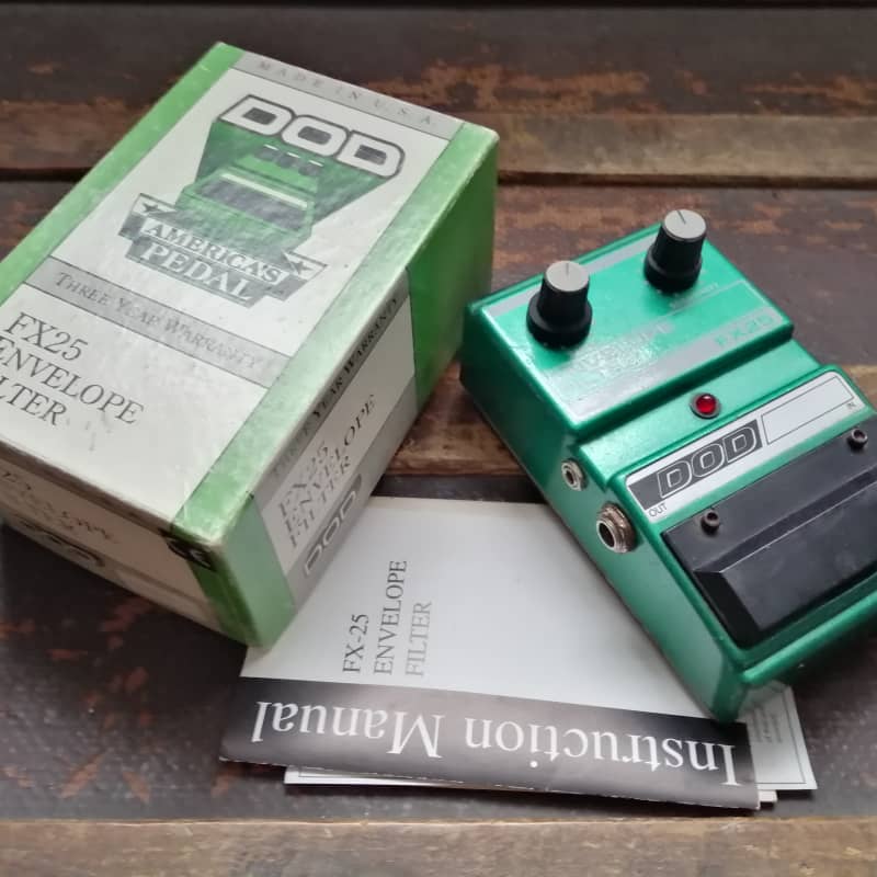 1983 DOD FX25 Envelope Filter Green - used DOD                   Guitar Effect Pedal