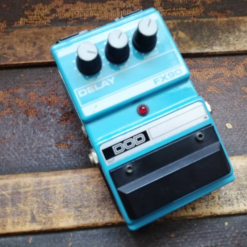 1980s DOD Delay FX90 Blue - used DOD               Delay    Guitar Effect Pedal