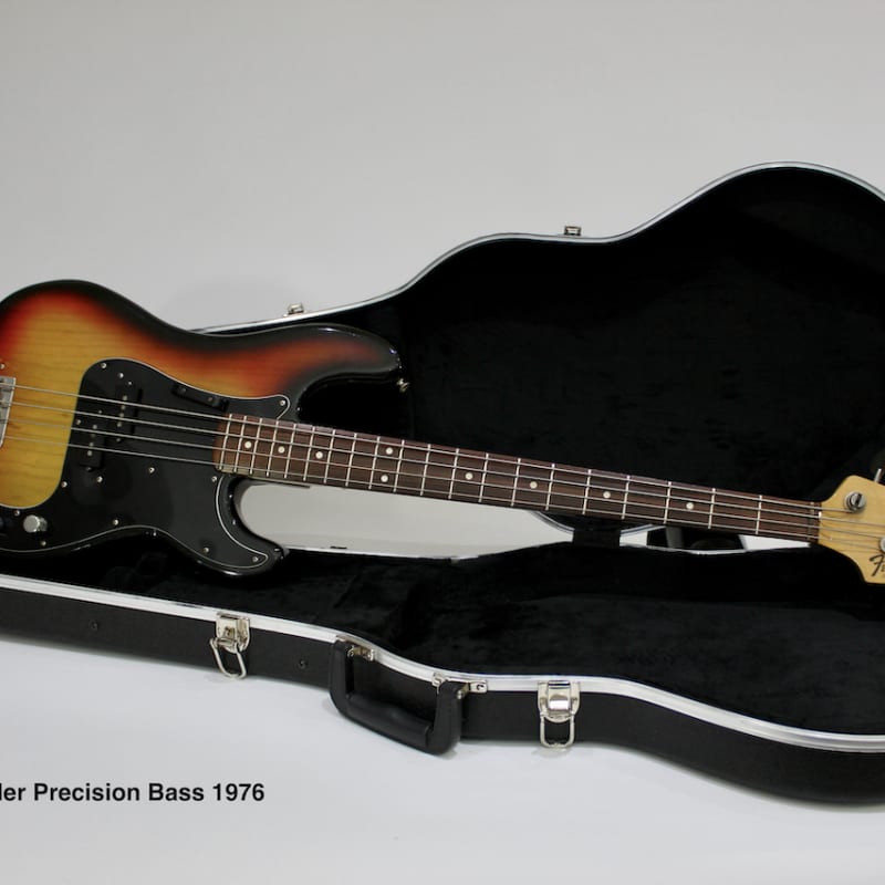 1970 - 1983 Fender Precision Bass with Rosewood Fretboard Cher... - used Fender                    Bass  Guitar Effect Pedal