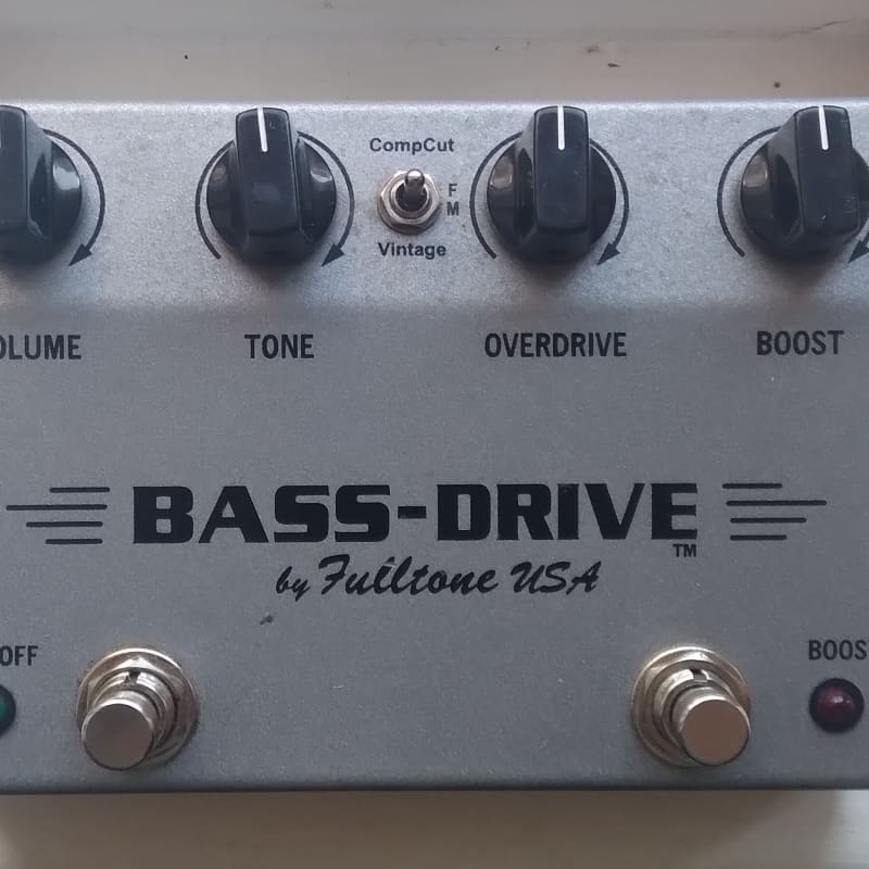 2000s Fulltone Bass Drive Silver - used Fulltone                   Guitar Effect Pedal