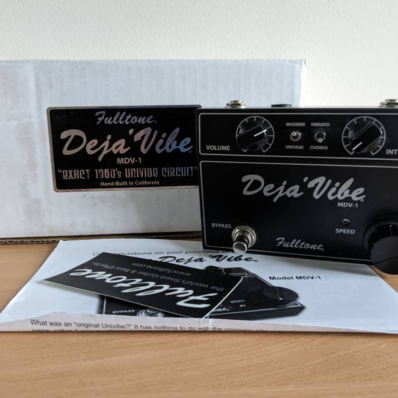 2014 Fulltone Mini Deja Vibe MDV-1 Black - used Fulltone                   Guitar Effect Pedal