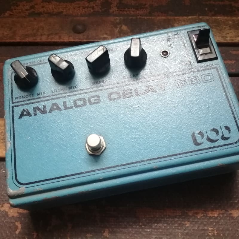 1980s DOD Analog Delay 680 Blue - used DOD               Delay   Analogue Guitar Effect Pedal