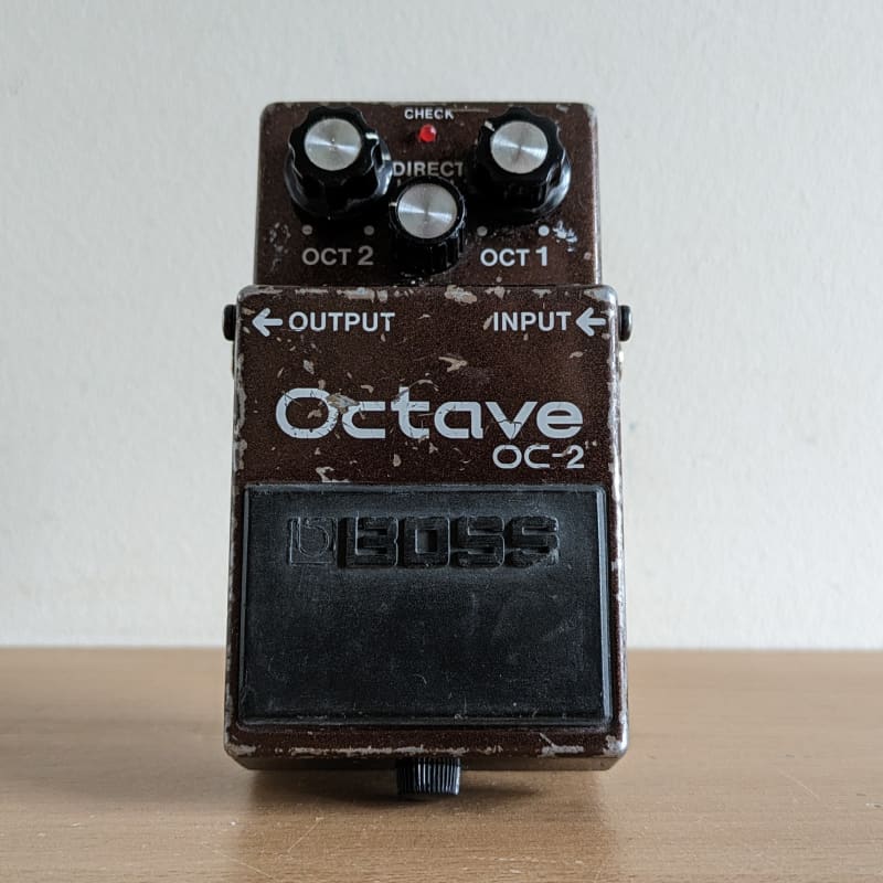 1997 - 2005 Boss OC-2 Octave (Silver Label) Brown - used Boss          Octave            Guitar Effect Pedal