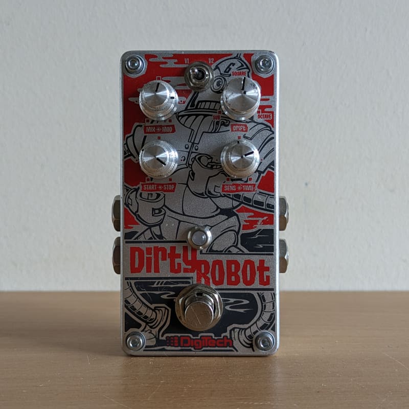 2010s DigiTech Dirty Robot Synth Pedal Graphic - used DigiTech                   Guitar Effect Pedal