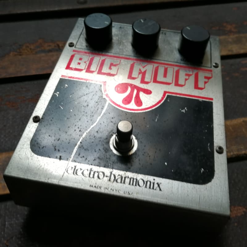 1979 - 1984 Electro-Harmonix Big Muff Pi V6 Silver - used Electro-Harmonix                   Guitar Effect Pedal