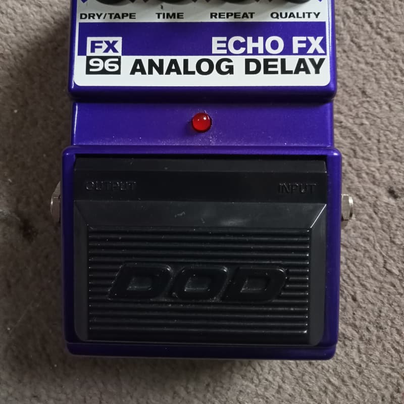 1990s DOD Analog Delay FX96 Blue - used DOD               Delay   Analogue Guitar Effect Pedal
