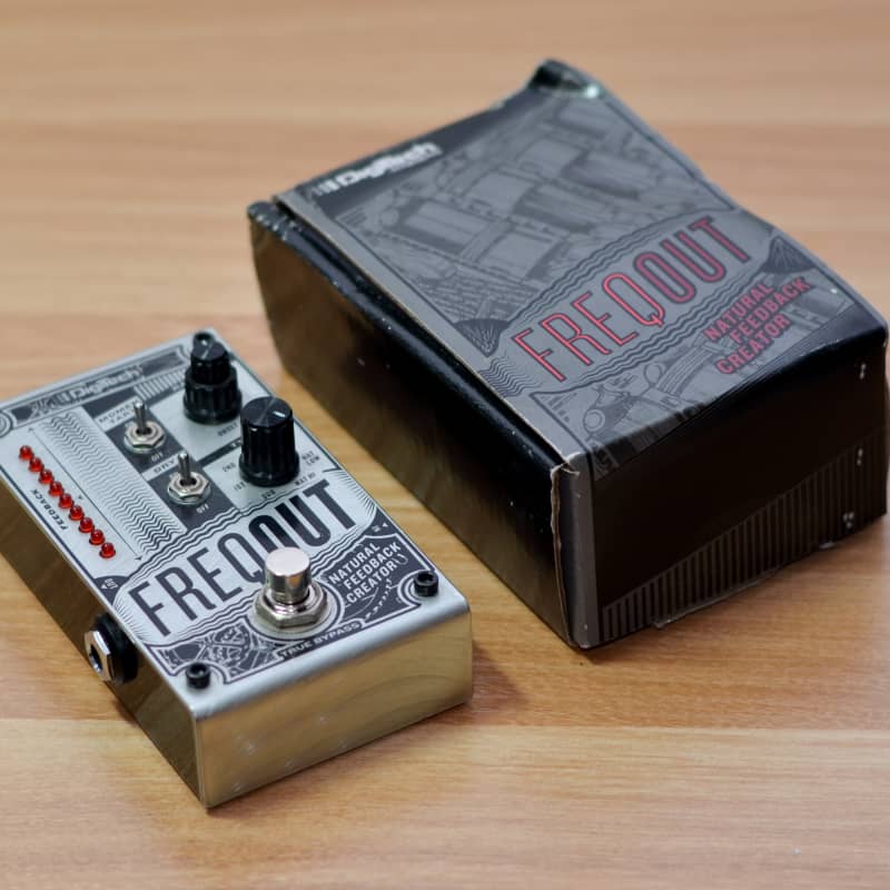 2010s DigiTech FreqOut Natural Feedback Creator Silver/Black - used DigiTech             EQ      Guitar Effect Pedal