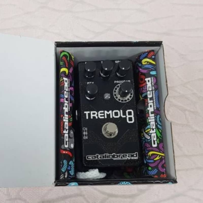 Catalinbread Tremolo 8 Pedal with Reverb - used Catalinbread     Reverb              Guitar Effect Pedal