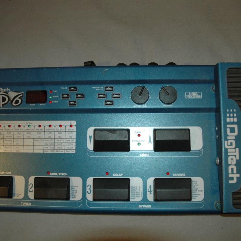 1990s DigiTech RP6 Blue - used DigiTech          Multi Effects         Guitar Effect Pedal