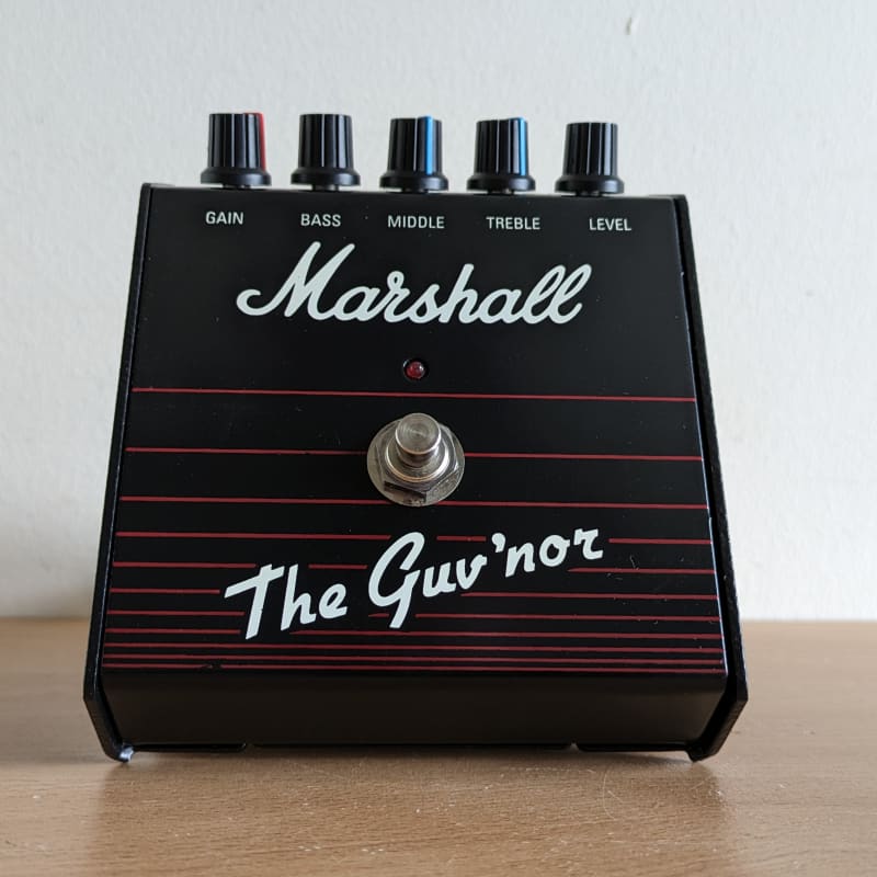 1990 Marshall Guv'nor Black - used Marshall                 Distortion     Guitar Effect Pedal