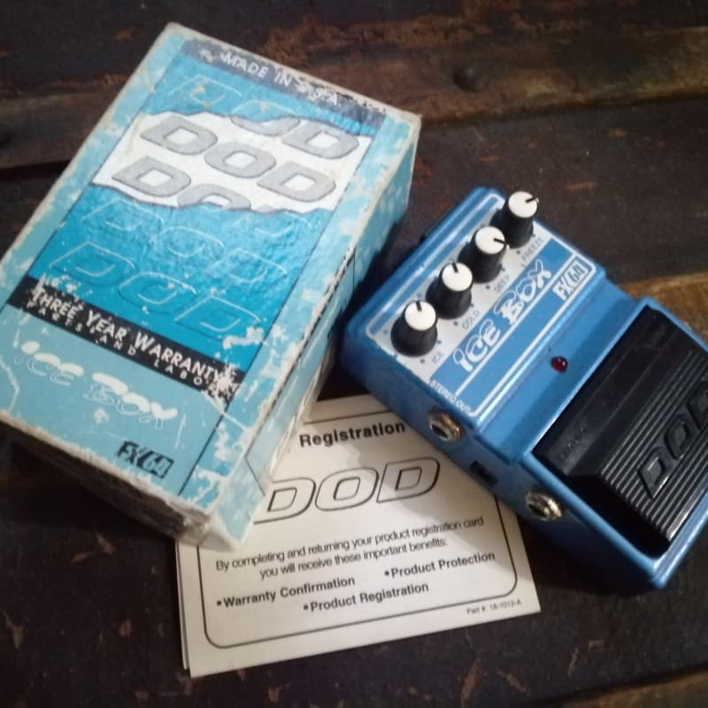 1990s DOD FX-64 Ice Box Chorus Blue - used DOD                Chorus   Guitar Effect Pedal