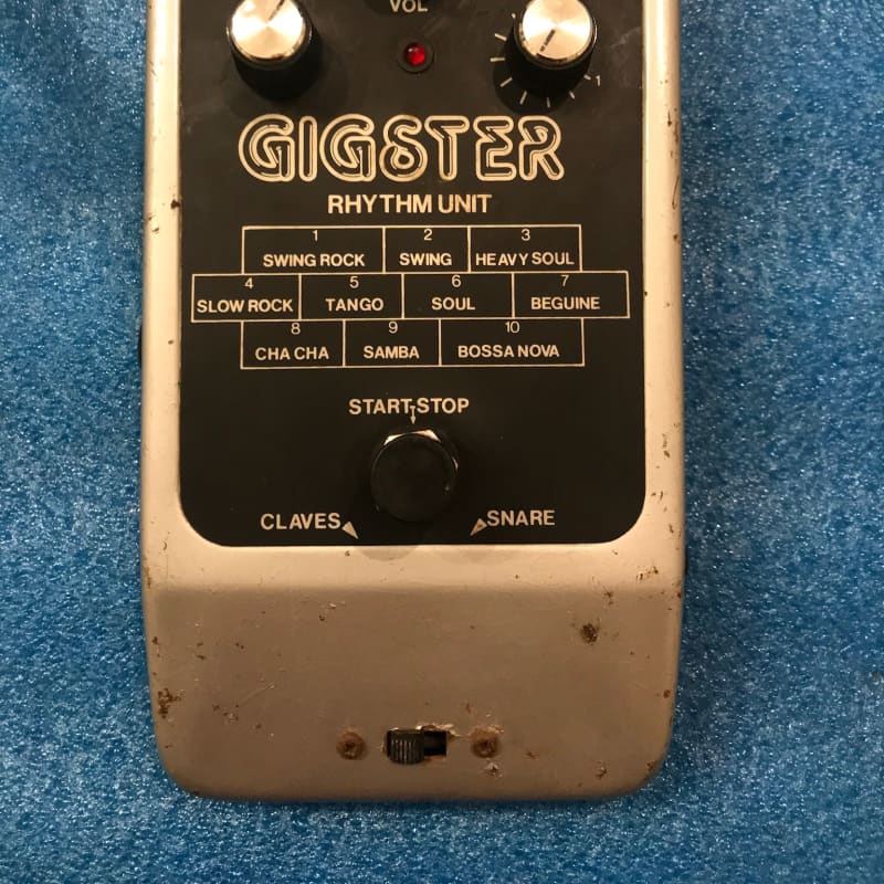 1980 Colorsound Gigster Rhythm Unit Silver - used Colorsound                   Guitar Effect Pedal