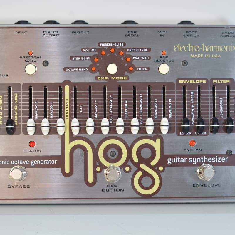 2009 - 2013 Electro-Harmonix HOG Harmonic Octave Generator Blue - used Electro-Harmonix        Octave           Guitar Effect Pedal