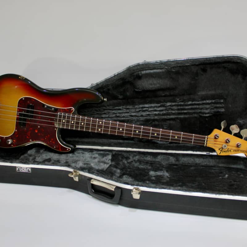 1970 - 1983 Fender Precision Bass with Rosewood Fretboard Cher... - used Fender                    Bass  Guitar Effect Pedal