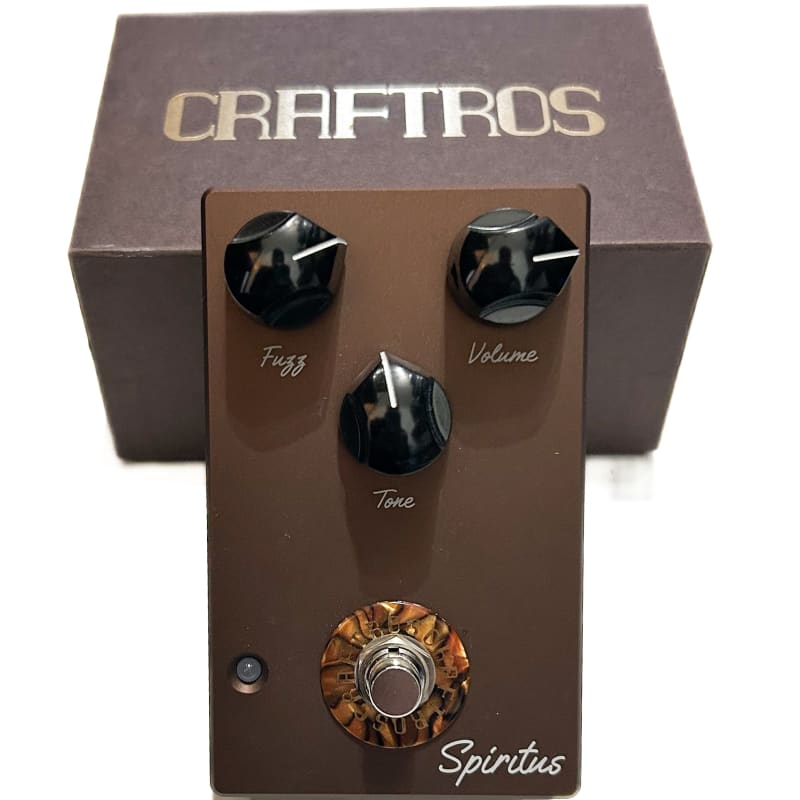 2000s Craftros Spiritus Brown - used Craftros            Fuzz       Guitar Effect Pedal