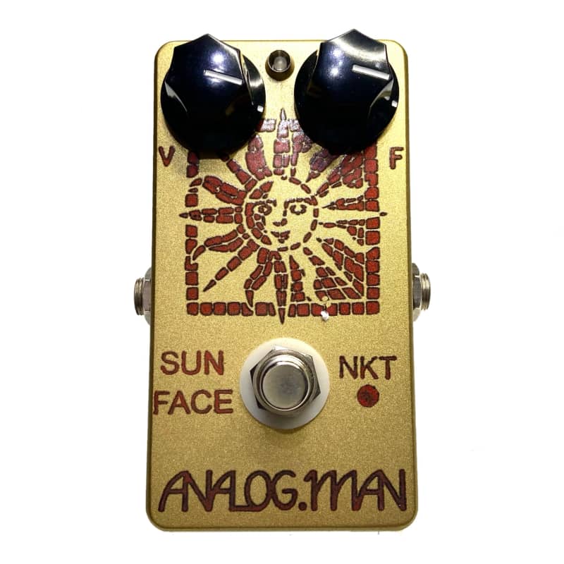 2000s Analogman Sun Face NKT Gold - used Analogman                  Analogue Guitar Effect Pedal