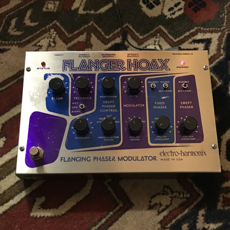 2010s Electro-Harmonix Flanger Hoax Phaser / Flanger Modulator... - used Electro-Harmonix      Phaser      Flanger       Guitar Effect Pedal