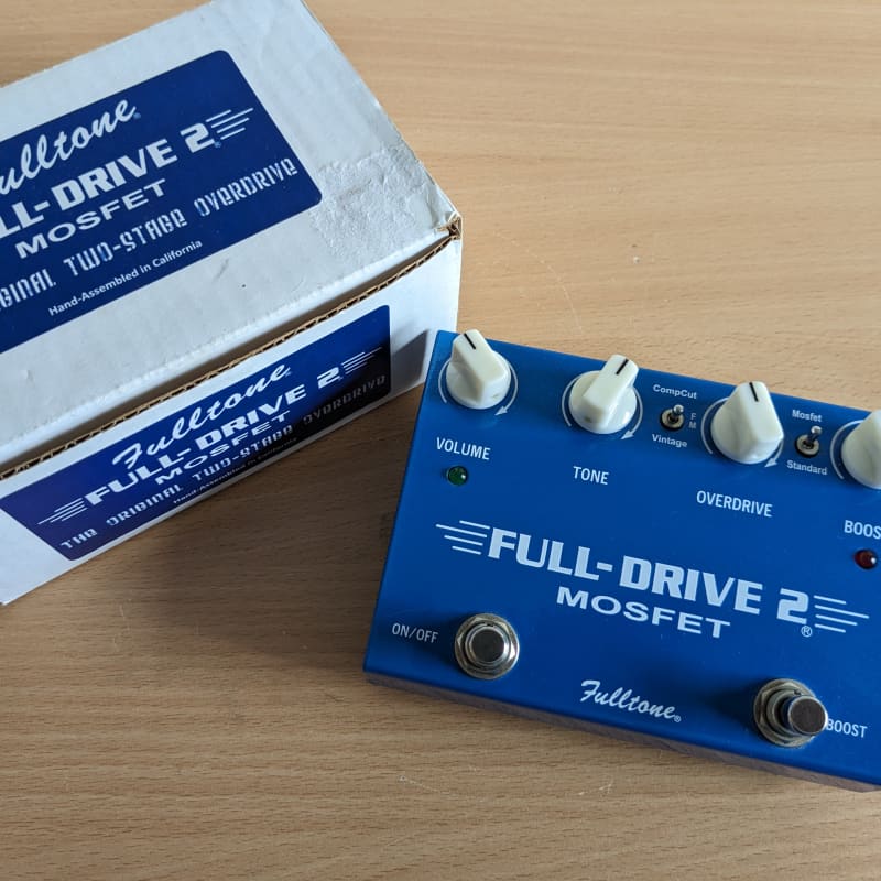 2000s Fulltone Full-Drive 2 Mosfet Blue - used Fulltone       Overdrive            Guitar Effect Pedal