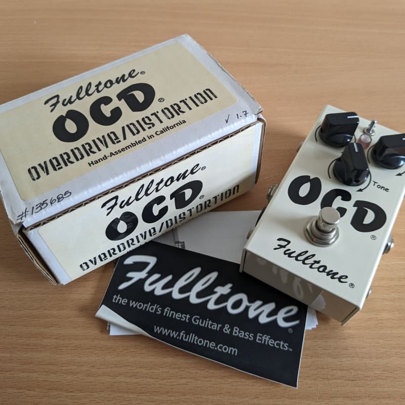 2010s Fulltone OCD V1 Series 7 White - used Fulltone       Overdrive            Guitar Effect Pedal