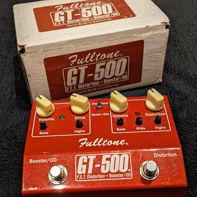 2010s Fulltone GT-500 Red - used Fulltone                   Guitar Effect Pedal