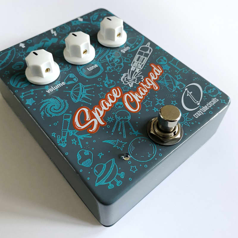 2010s Crazy Tube Circuits Space Charged Overdrive Blue - used Crazy Tube Circuits       Overdrive            Guitar Effect Pedal