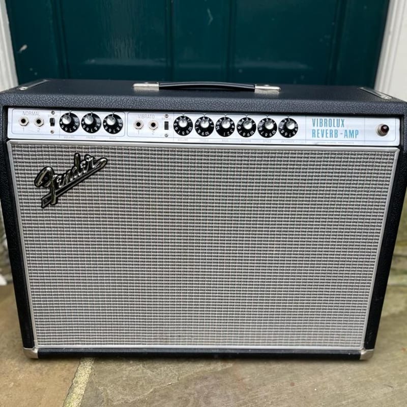 1968 Fender Vibrolux Reverb Drip Edge Silverface - used Fender     Reverb                 Guitar Effect Pedal