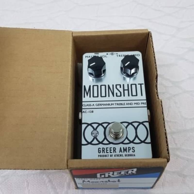 Greer Class A Moonshot Germanium Treble Booster Pedal - used Greer                 Boost  Guitar Effect Pedal