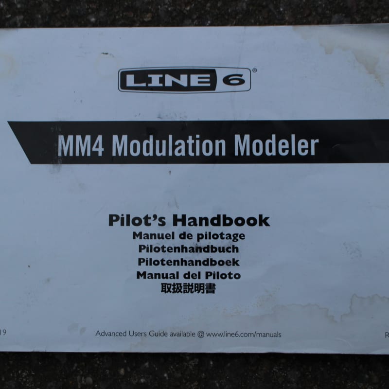 Line 6 Line 6 MM4 Modulation Modeller Manual - used Line 6           Modulation           Guitar Effect Pedal