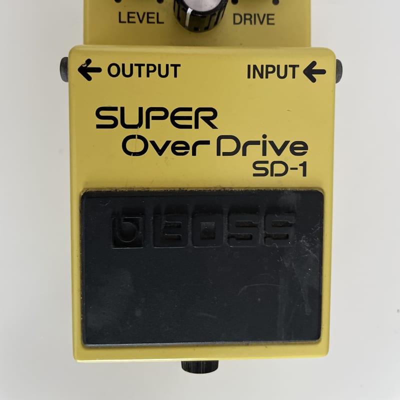 1997 - Present Boss SD-1 Super OverDrive (Silver Label) Yellow - used Boss         Overdrive             Guitar Effect Pedal