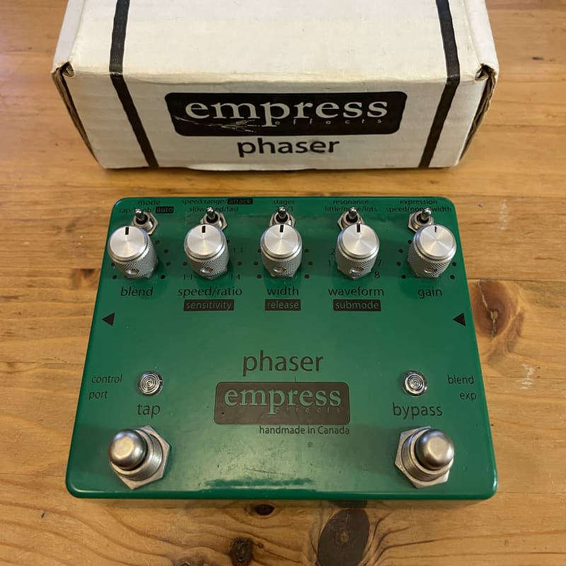 2010s Empress Phaser Green - used Empress      Phaser             Guitar Effect Pedal