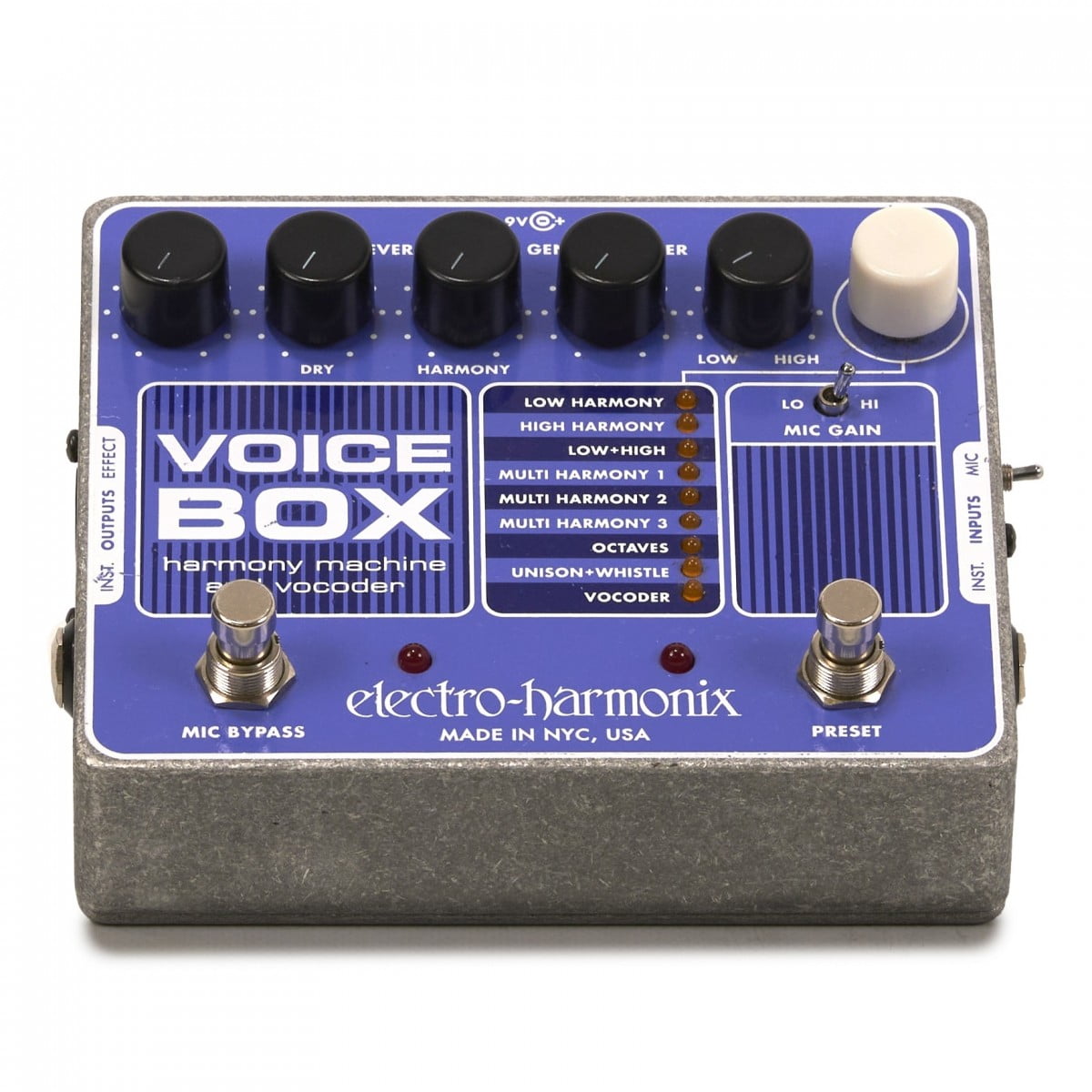 Electro Harmonix Voice Box Vocal Harmony Machine/Vocoder - Secondhand - New Electro Harmonix Power Supply                       Guitar Effect Pedal