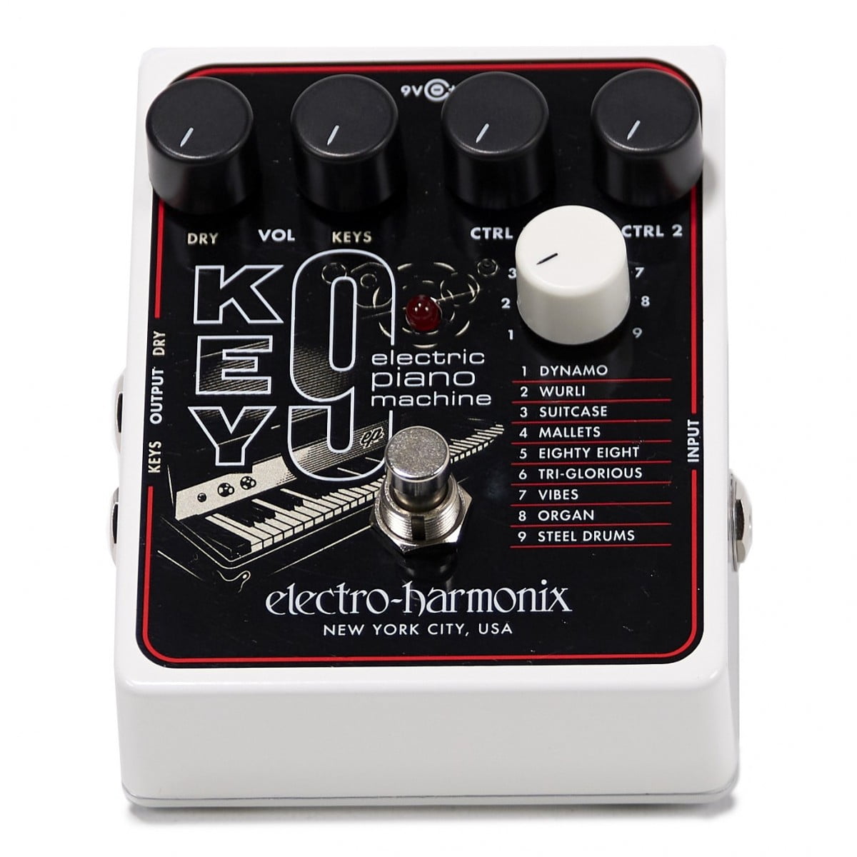 Electro Harmonix KEY9 Electric Piano Machine - Secondhand - New Electro Harmonix Power Supply                       Guitar Effect Pedal