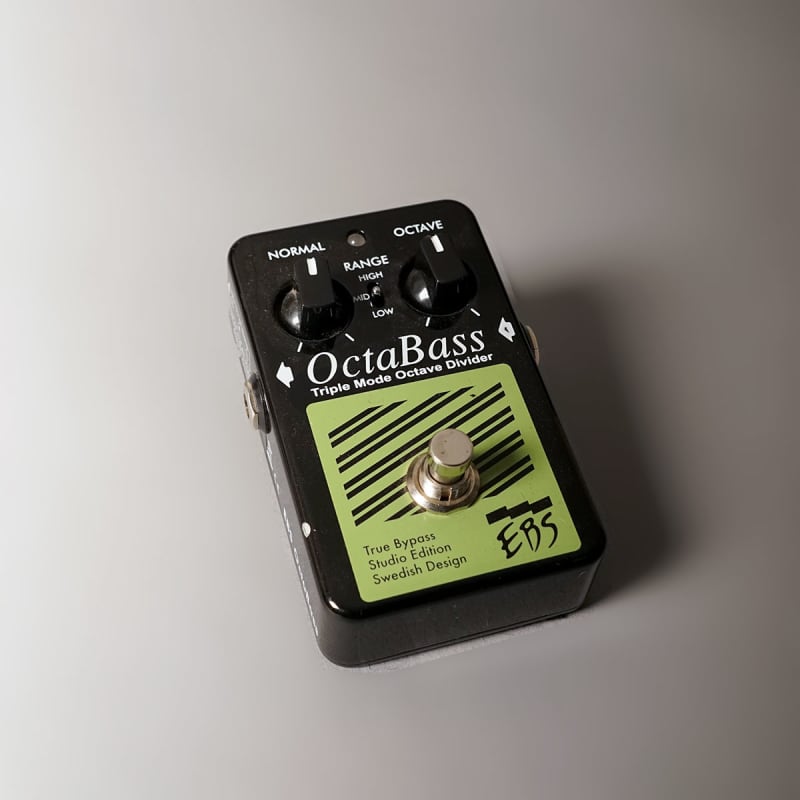 2010s EBS OctaBass Studio Edition Black/Yellow - used EBS                    Bass  Guitar Effect Pedal