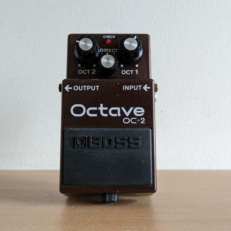 1997 - 2005 Boss OC-2 Octave (Silver Label) Brown - used Boss          Octave            Guitar Effect Pedal