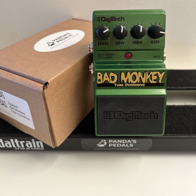 2004 - 2016 DigiTech Bad Monkey Tube Overdrive Green - used DigiTech       Overdrive      EQ      Guitar Effect Pedal