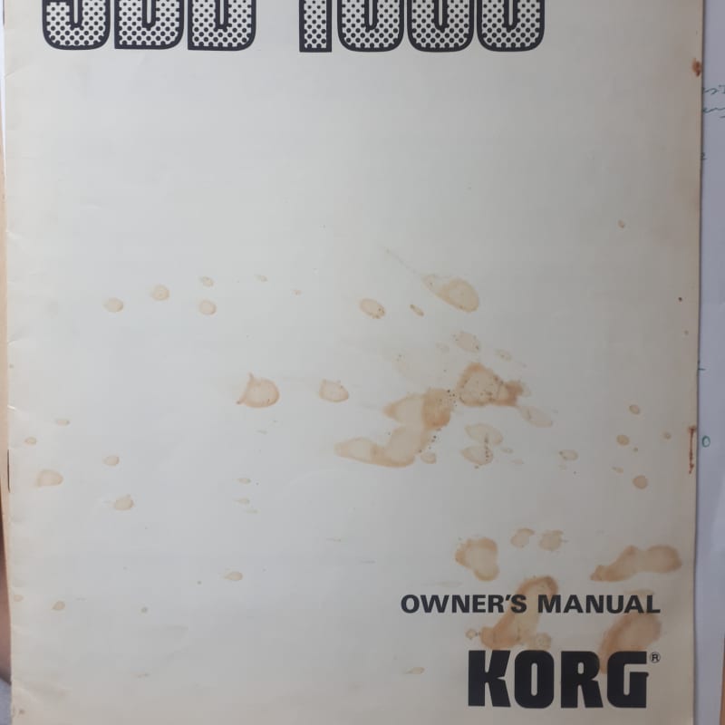 1984 Korg SDD-1000 Digital Delay - used Korg                 Delay     Guitar Effect Pedal